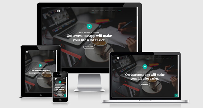 065. Lhander free responsive bootstrap template