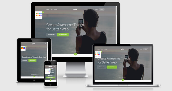067. Guide free responsive bootstrap template