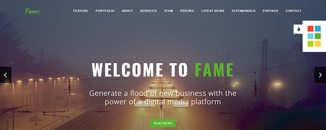09.-Fame business website design template