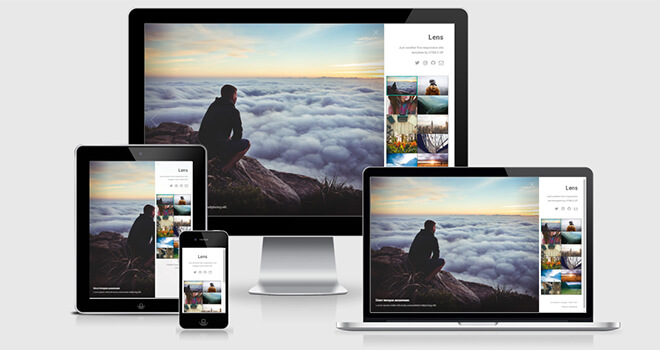 096. Lens free responsive bootstrap template