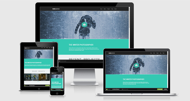 098. Photographer free responsive bootstrap template