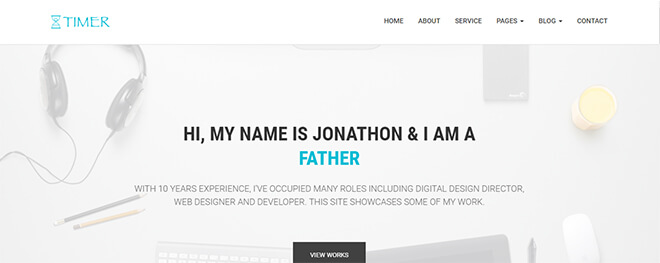 12.-Timer business website design template