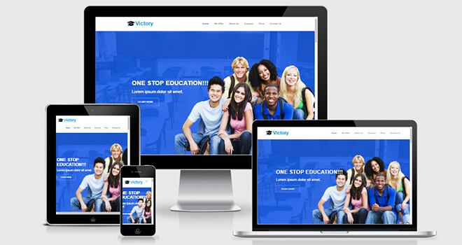 149. Victory free responsive bootstrap template
