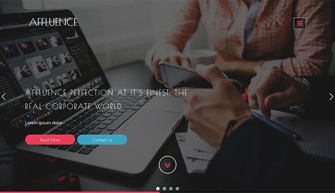 16.-Affluence business website design template