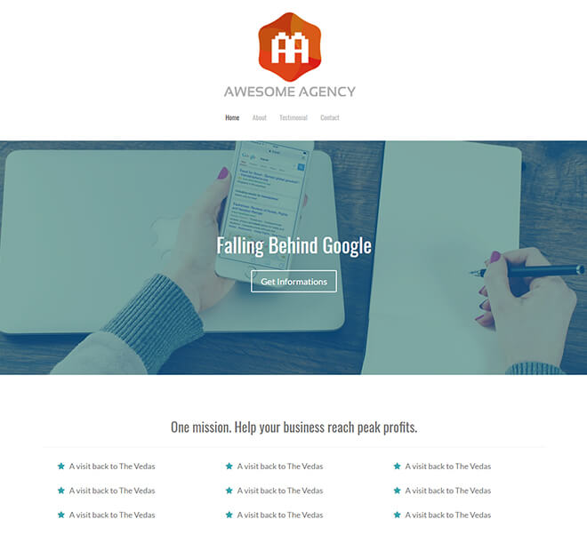 30.-Agency business website design template
