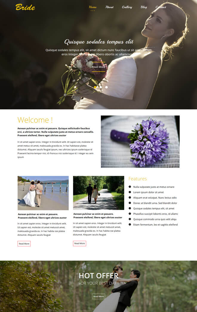 Free Event Bootstrap Template