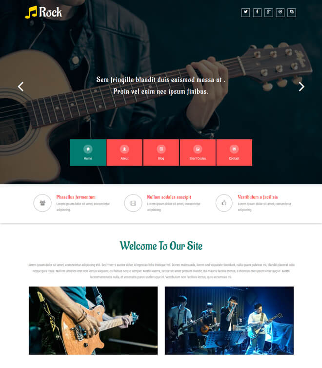 Free Event Bootstrap Template