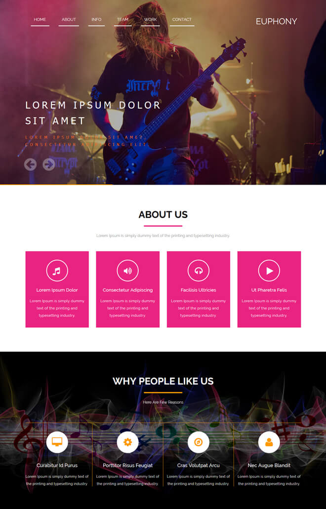 Bootstrap Event Template Free Download