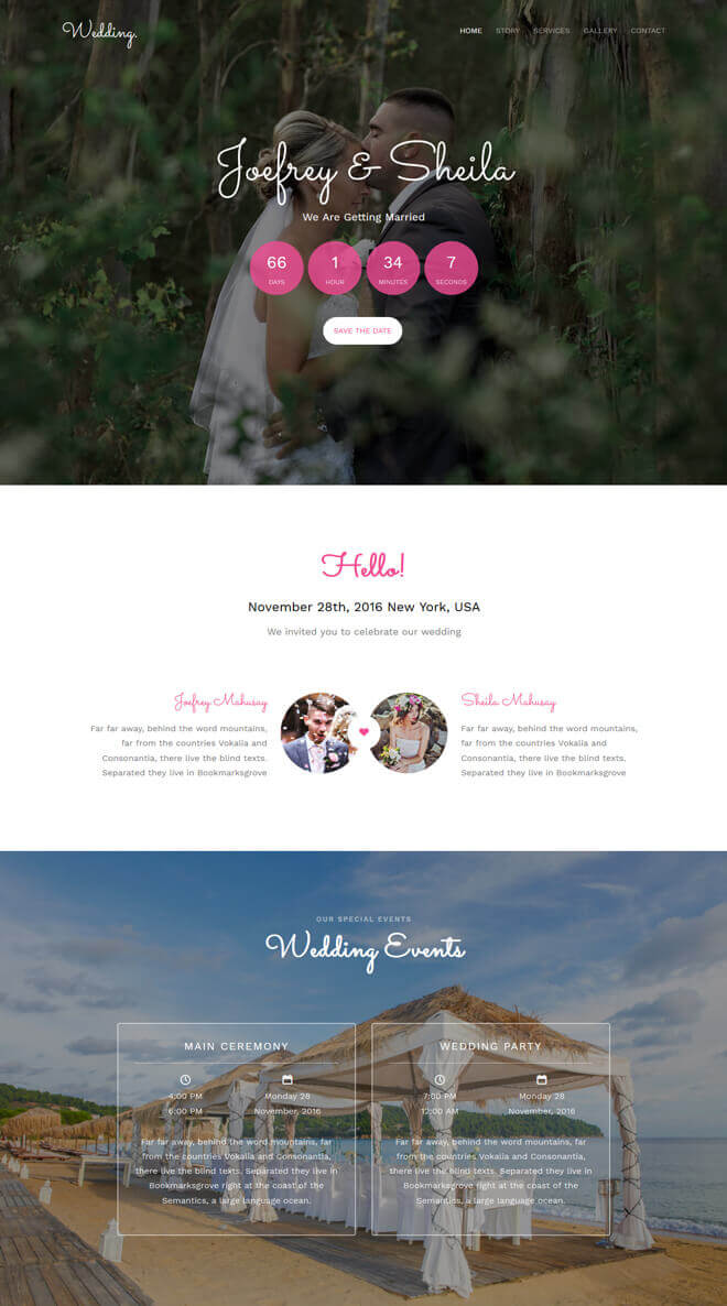Free Event Bootstrap Template