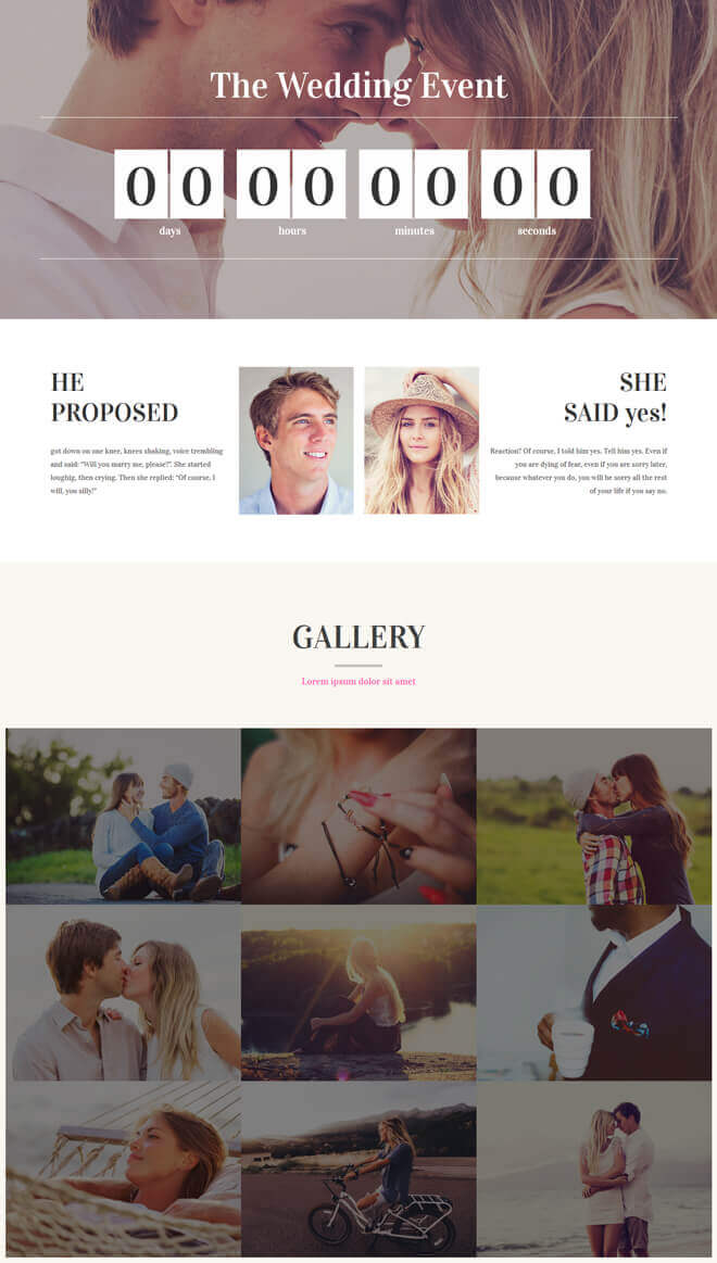 Free Event Bootstrap Template
