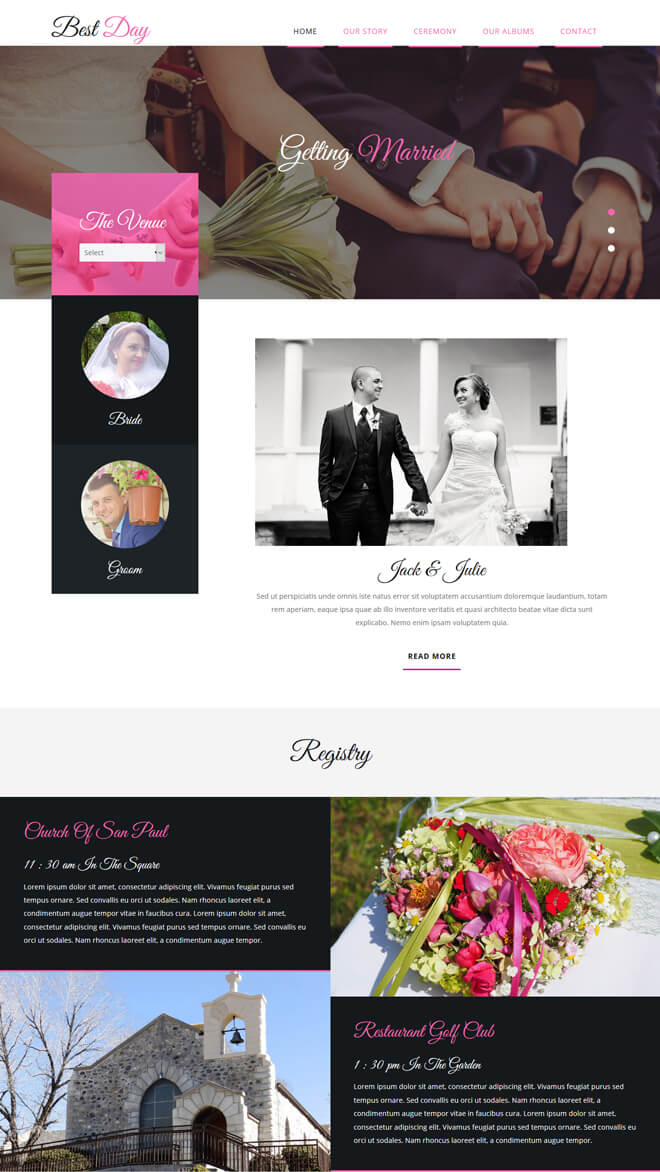 Free Event Bootstrap Template