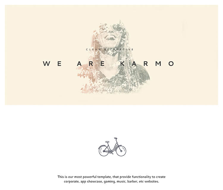 Karmo - Creative responsive html5 website template free download