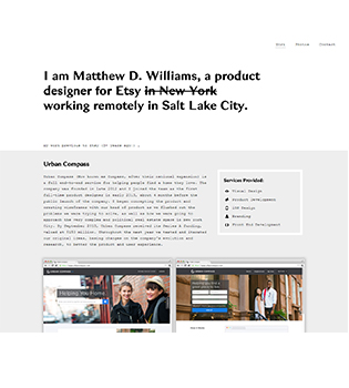 Design Inspirational Portfolio Website