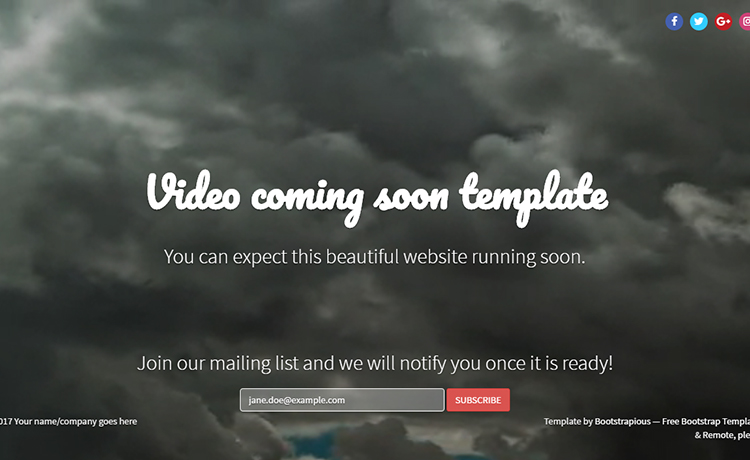 Nếu bạn đang tìm kiếm một mẫu thiết kế video nền chuyên nghiệp và thu hút, thì Bootstrap Video Background Template là lựa chọn tuyệt vời. Với tính năng tùy chỉnh, bạn có thể tạo ra một mẫu hiển thị độc đáo cho trang web của mình. Hãy xem ảnh liên quan đến từ khóa Bootstrap Video Background Template để có thêm thông tin.