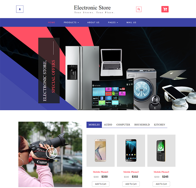 E Commerce Store Templates