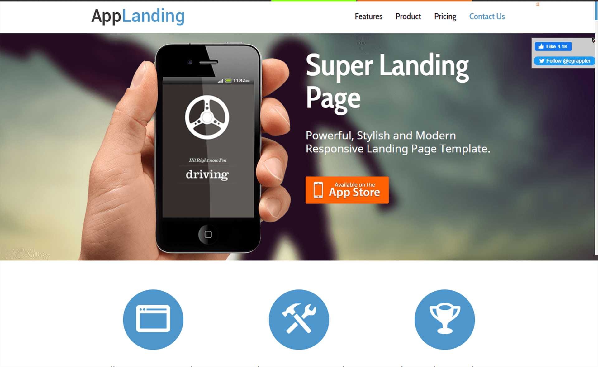 20+ Free HTML Landing Page Templates Built With HTML5 and Bootstrap 3