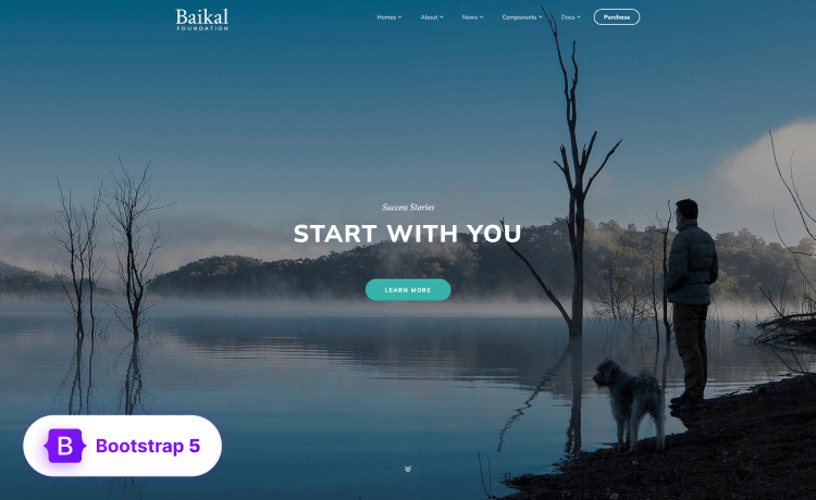 Baikal bootstrap 5 premium template