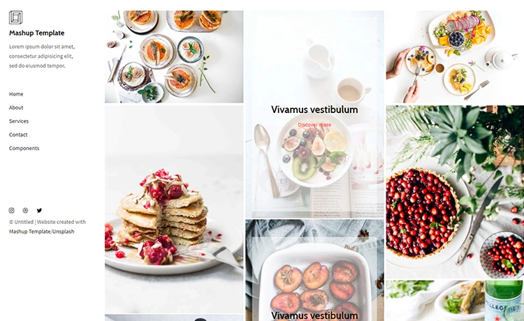 Savory - Free HTML5 Portfolio Website Template