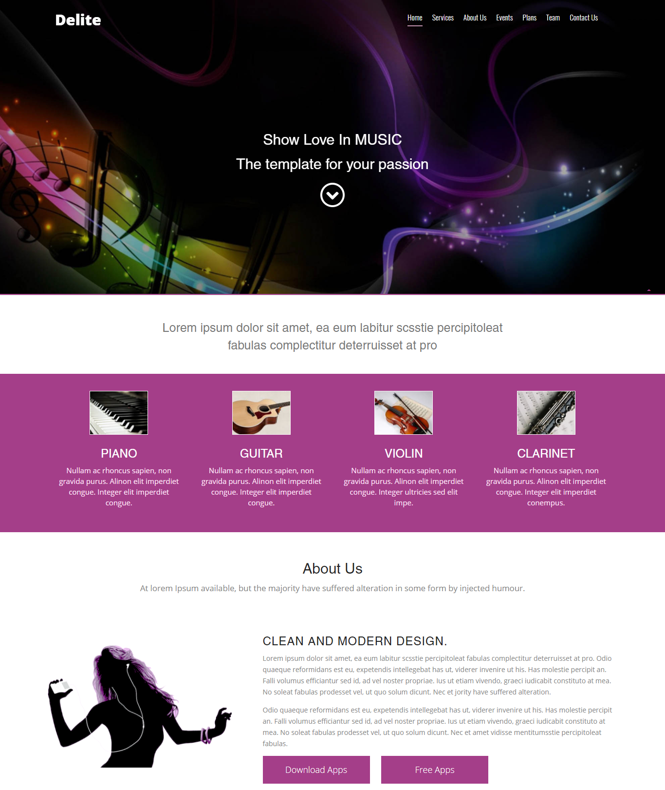 entertainment website templates