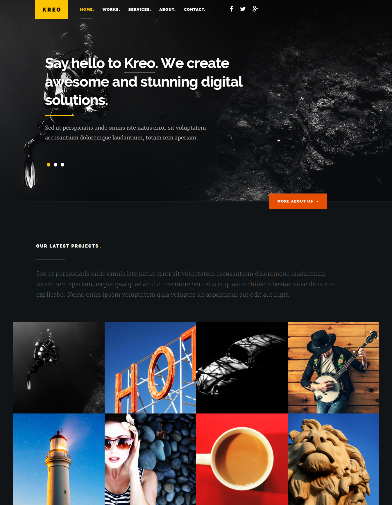 entertainment website templates