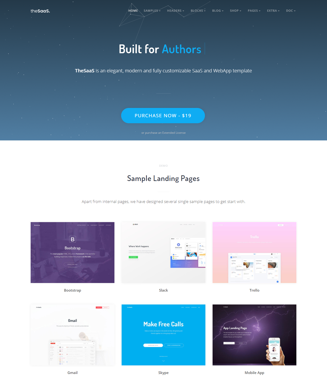 Technical Website Templates