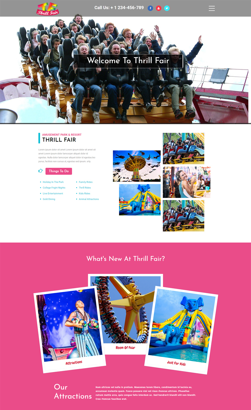 entertainment website templates