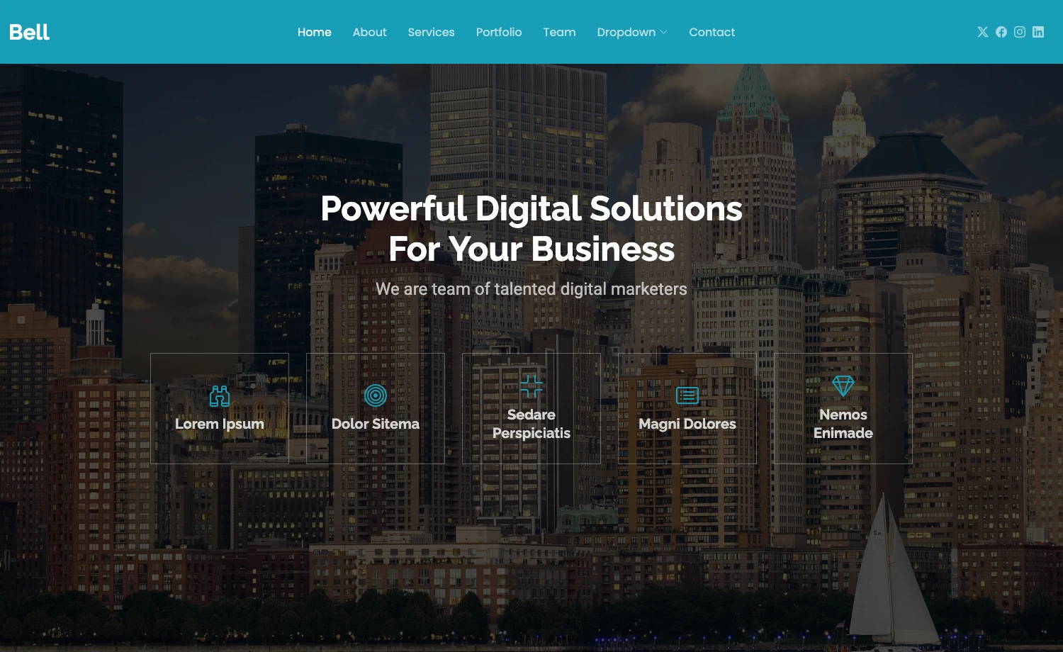 Bell - Responsive Bootstrap 5 Multipurpose Template