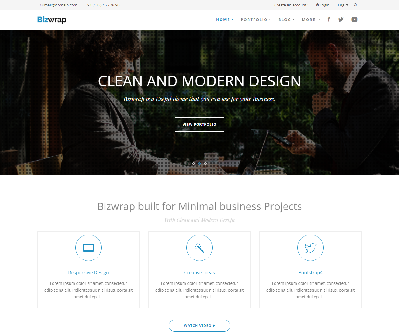 best corporate HTML templates