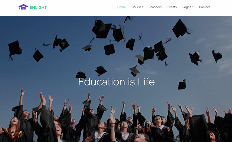 A Responsive Education Website Template