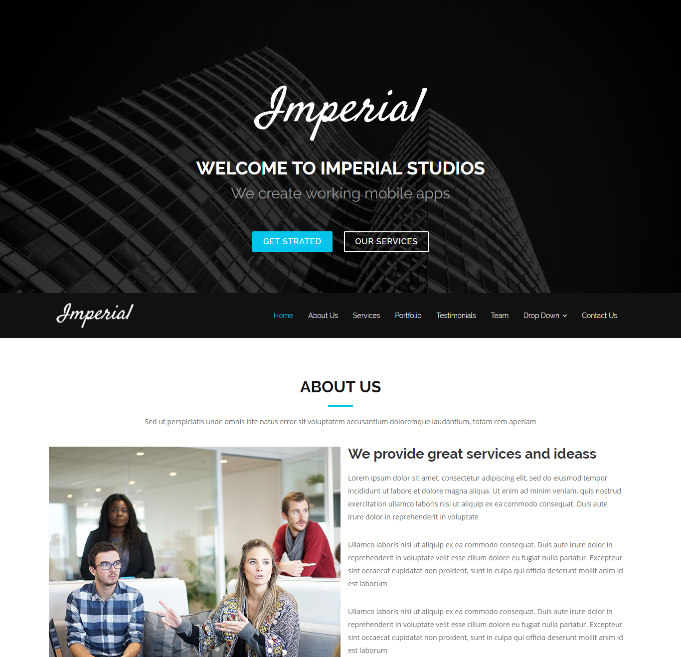 best corporate HTML templates