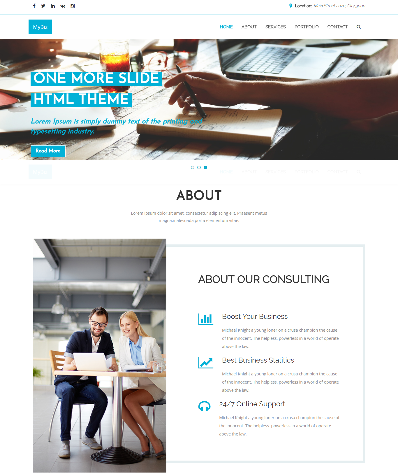 best corporate HTML templates