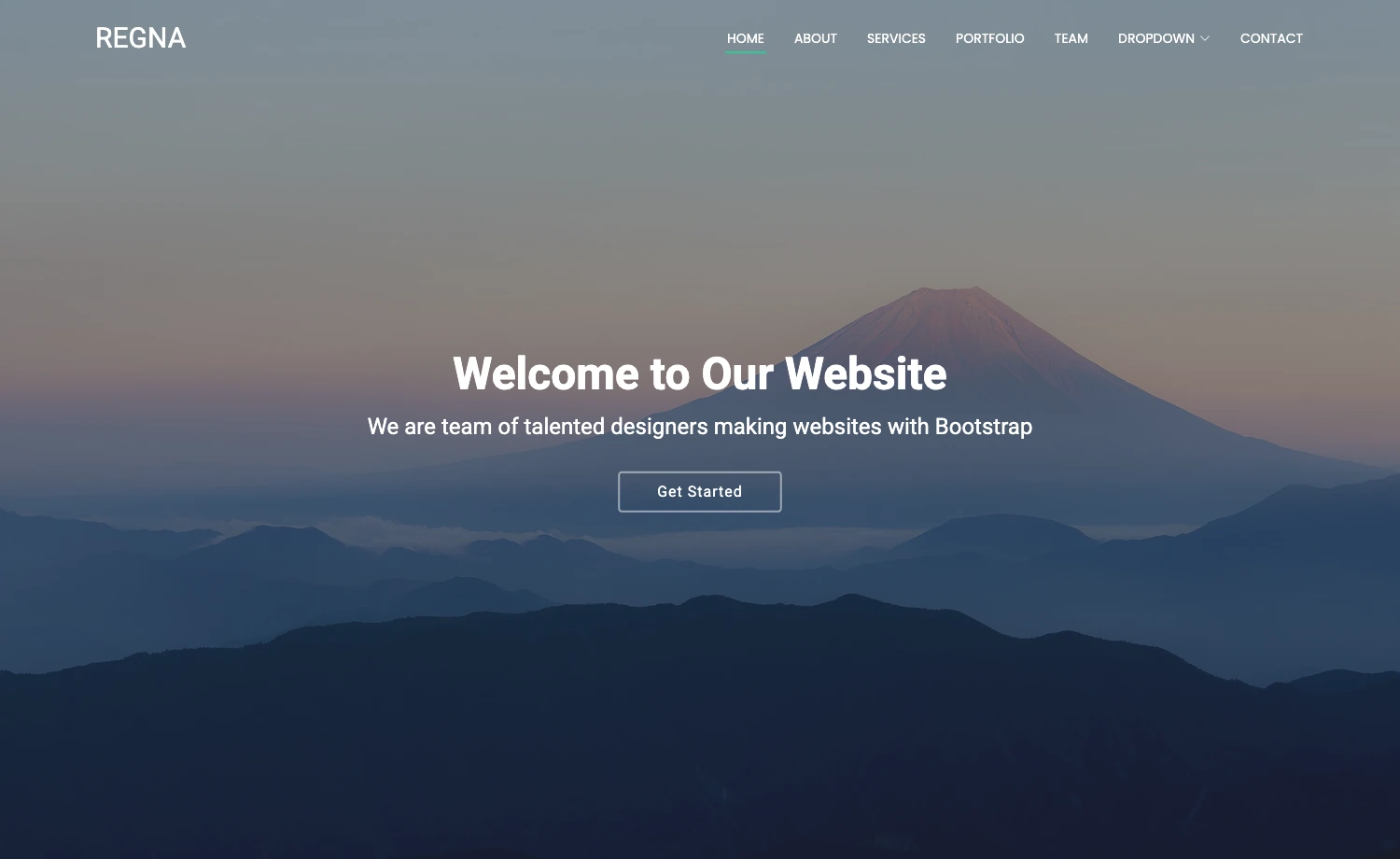 Regna - Free Responsive Bootstrap 5 Multipurpose Template
