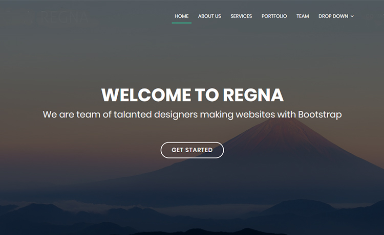 Bootstrap 4 Agency Template
