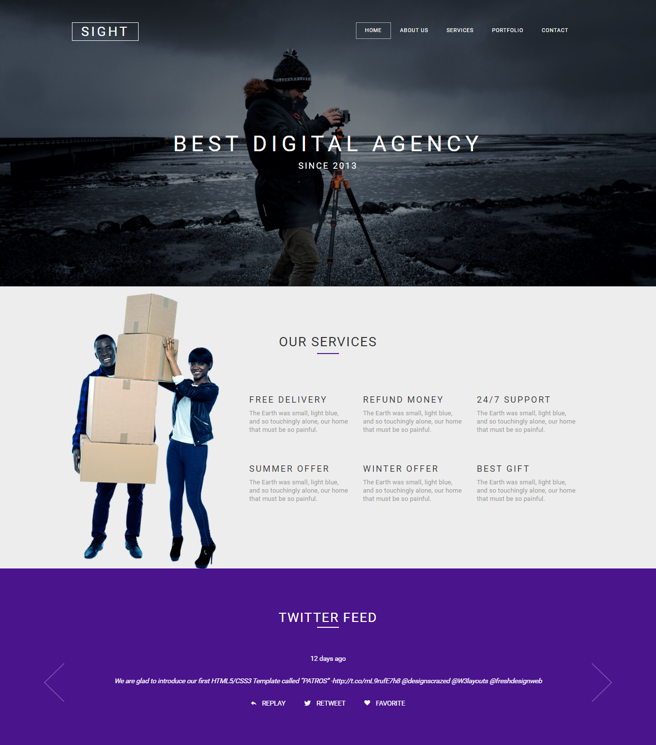 best corporate HTML templates