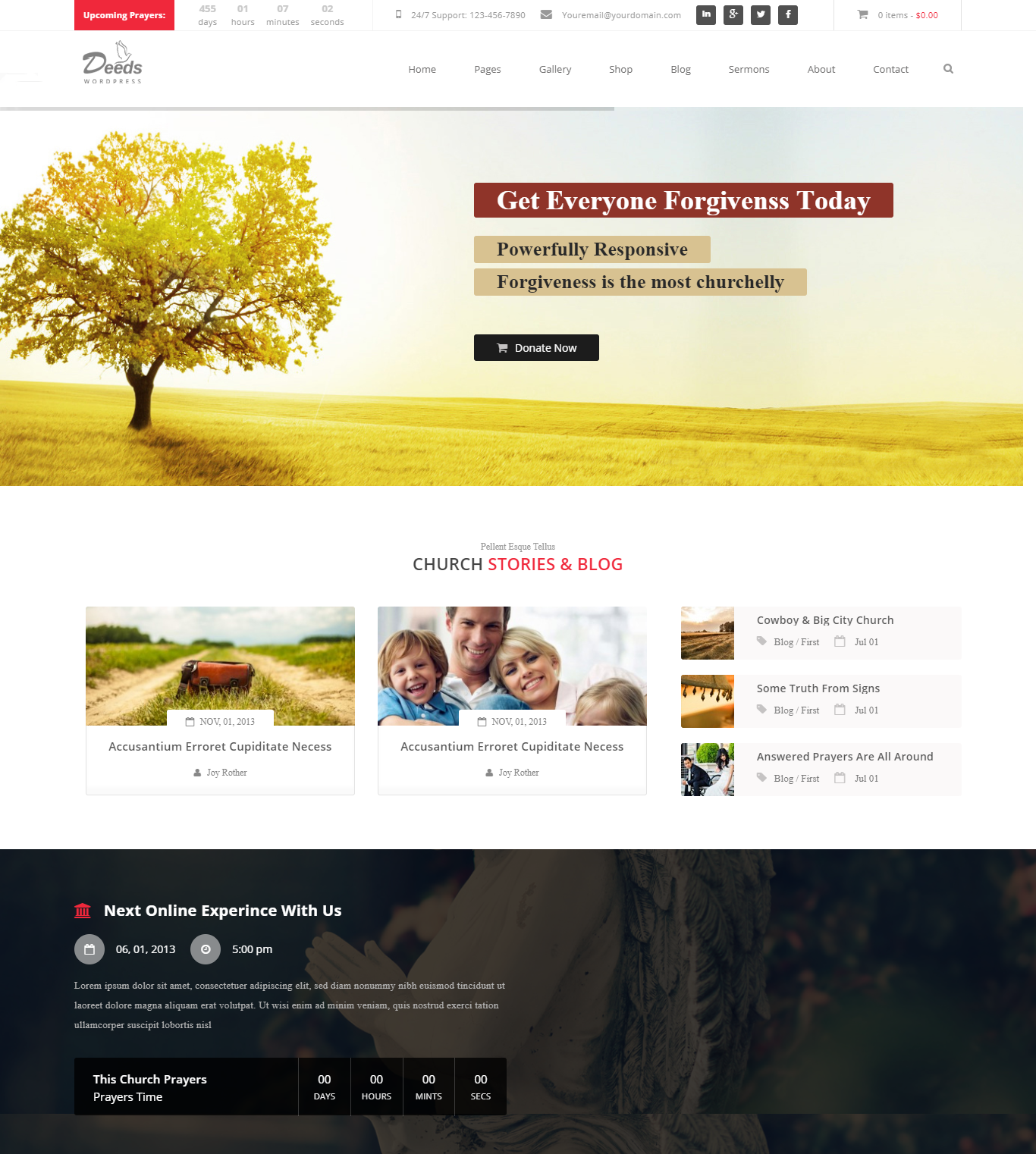 Charity Website Templates