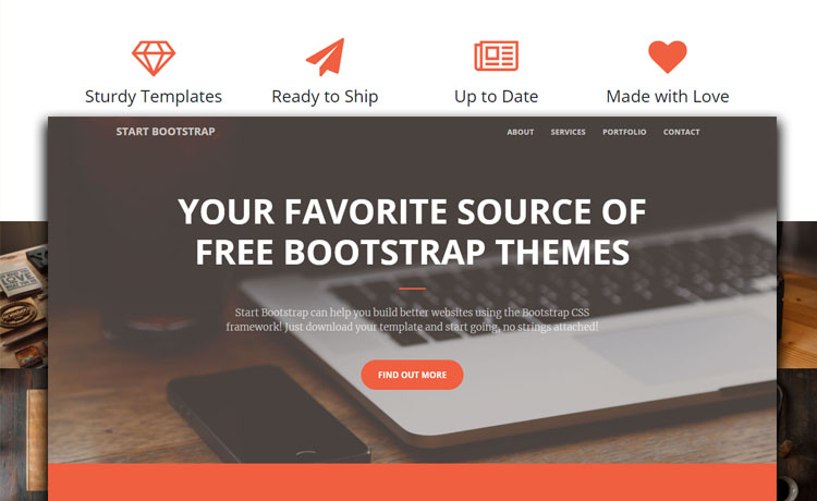 Free Bootstrap 4 Business Template for Small Ventures