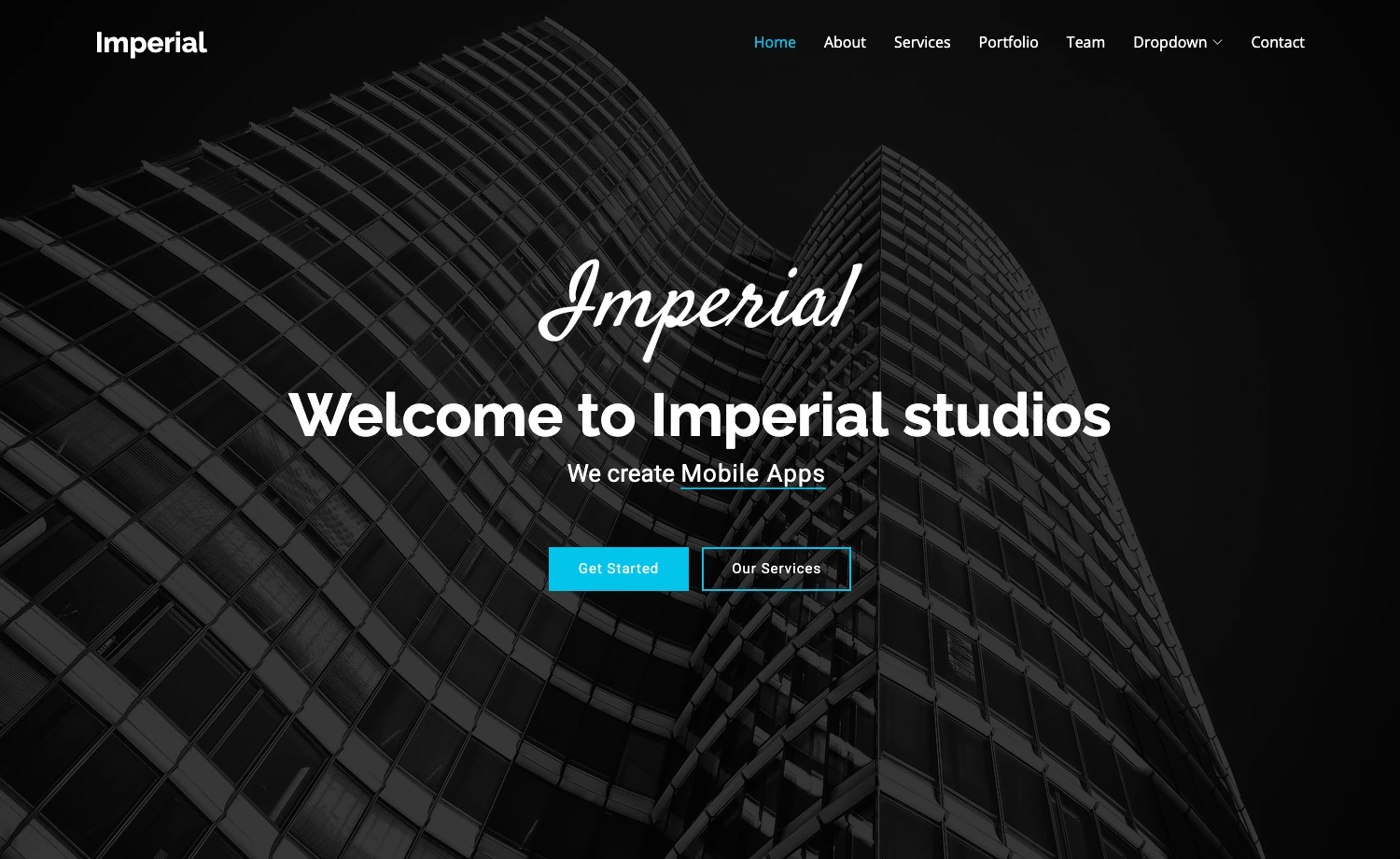 Imperial - One Page Bootstrap 5 Template Free