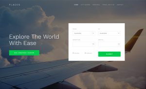 Places - Free Bootstrap 4 Travel Agency Website Template