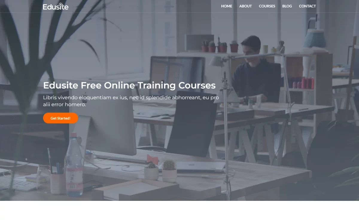 Edusite - Free Bootstrap Education Template