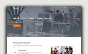 Responsive Educational Website Templates | ThemeWagon