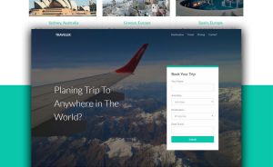 Traveler - Free HTML5 Bootstrap Travel Agency Website Template