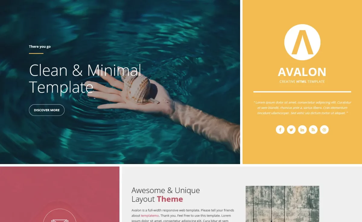 Avalon - Free Bootstrap Event Website Template