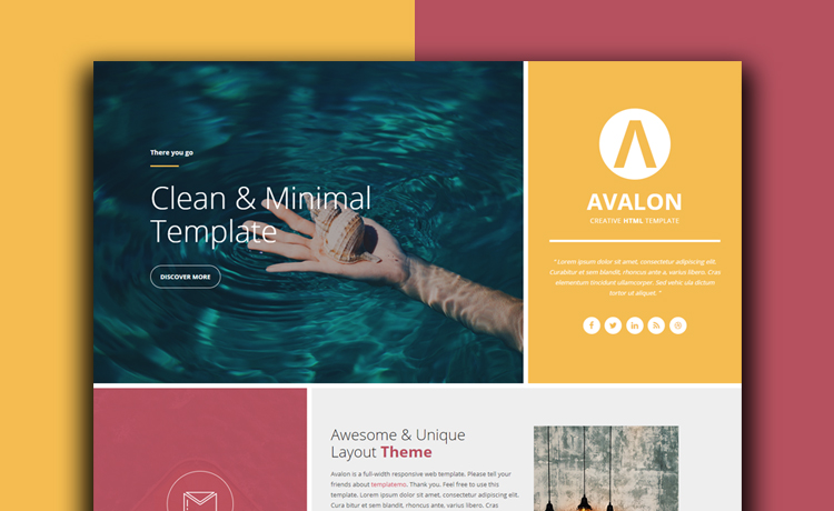 Full-width One Page Free HTML5 Bootstrap Event Website Template