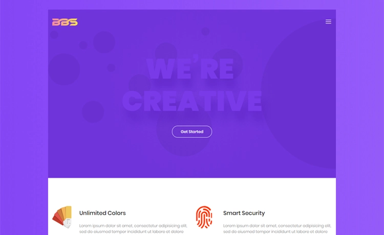 Free One Page Bootstrap HTML5 Business Template