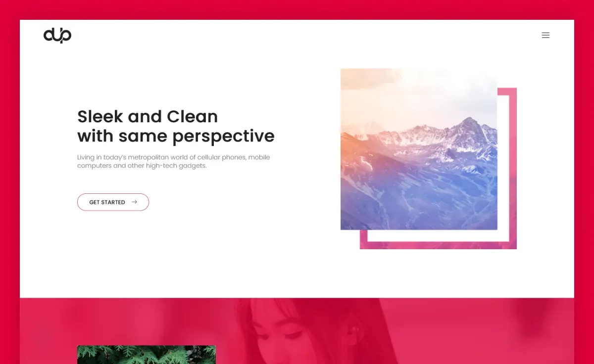 Dup - Free HTML5 Digital Agency Template