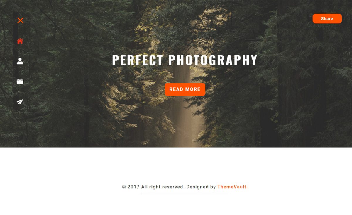 Free, Professional HTML5, Bootstrap Photography Template