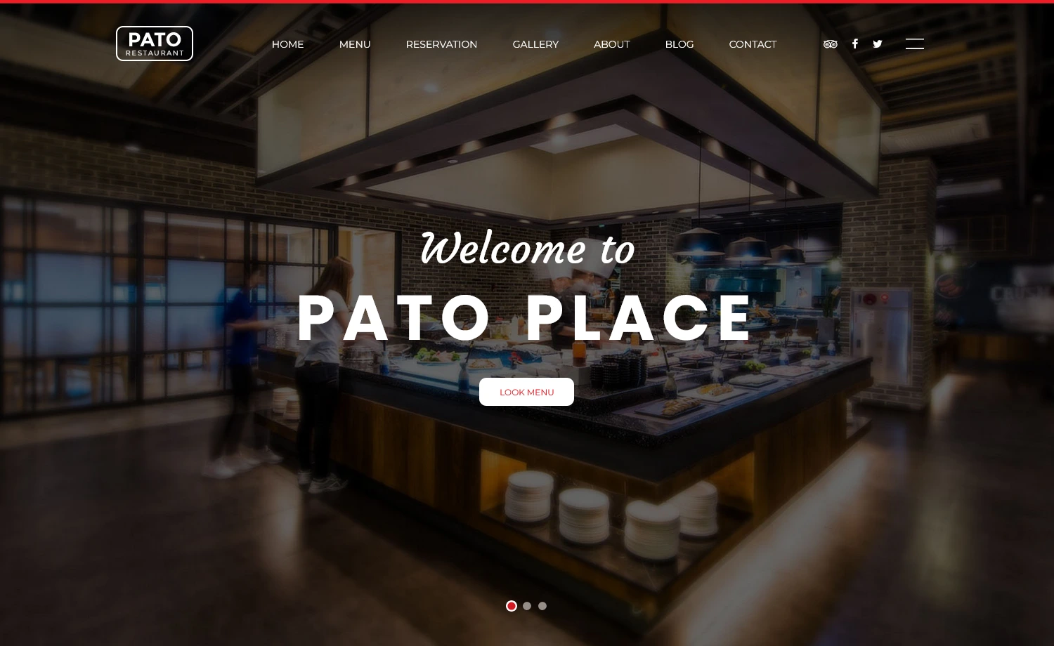 Pato - Free HTML5 Restaurant Website Template