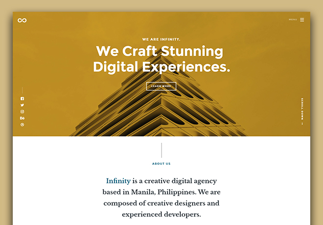 Agency business website design template