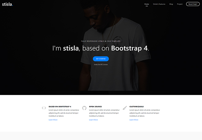 Free Bootstrap 4 Templates