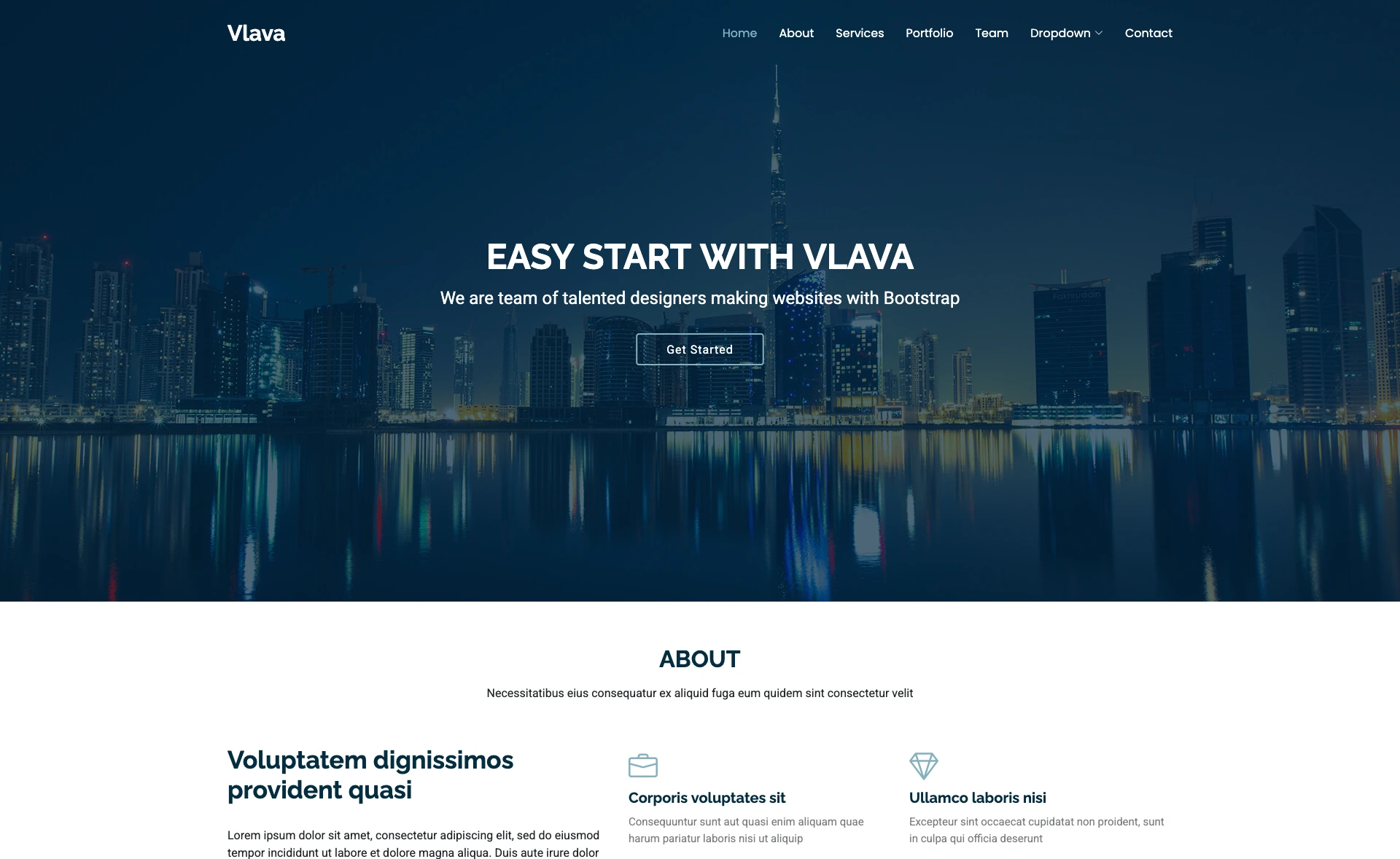 Vlava - Free Bootstrap 5 Agency Website Template